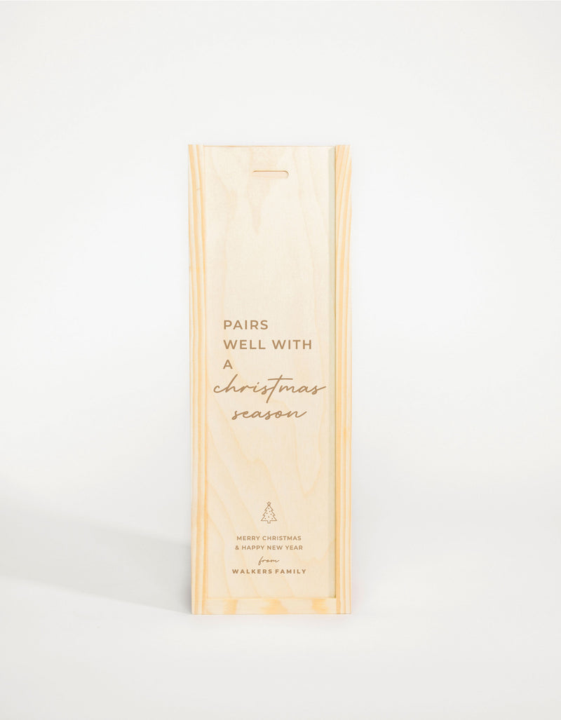 PAIRS WELL WITH CHRISTMAS