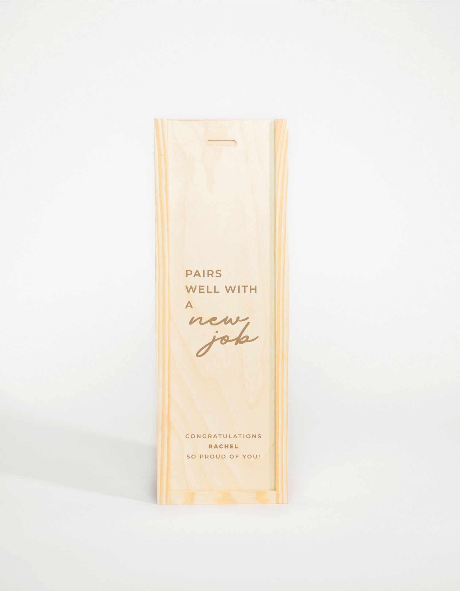 PAIRS WELL WITH A NEW JOB