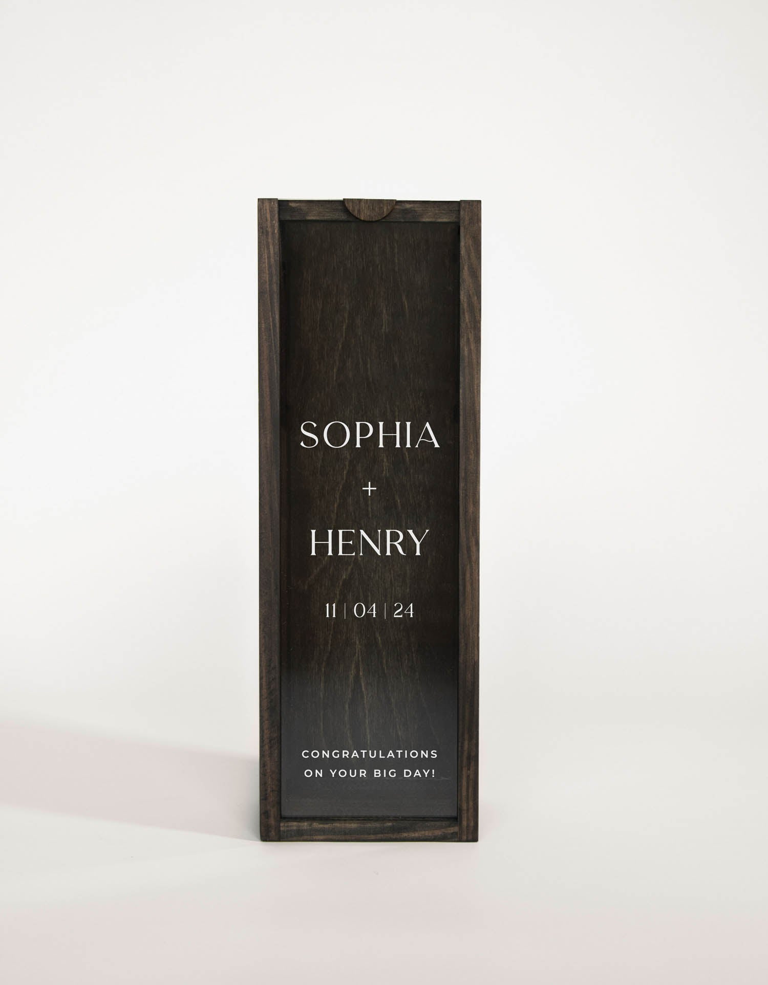 WEDDING COUPLE NAMES + DATE