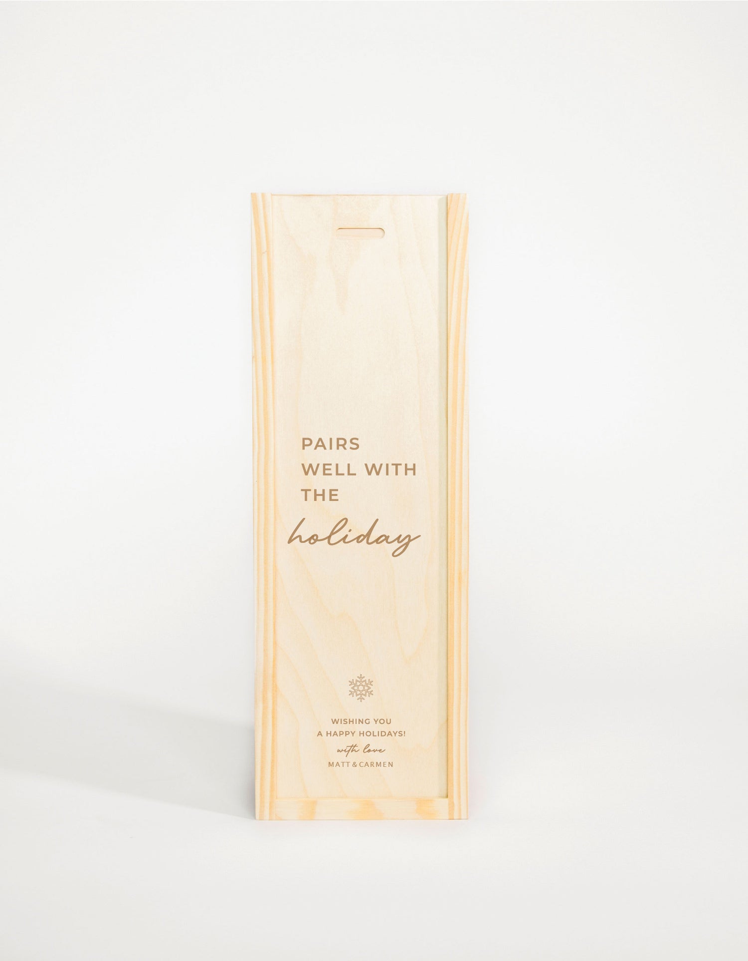 PAIRS WELL WITH HOLIDAYS