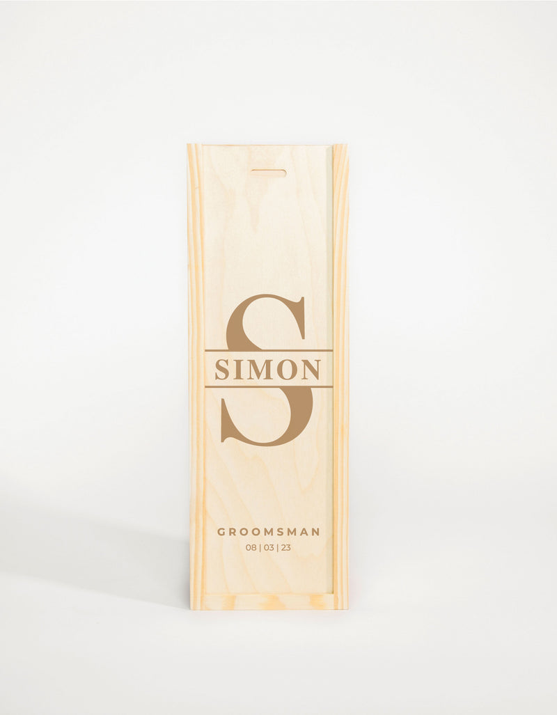 LETTER MONOGRAM GROOMSMEN