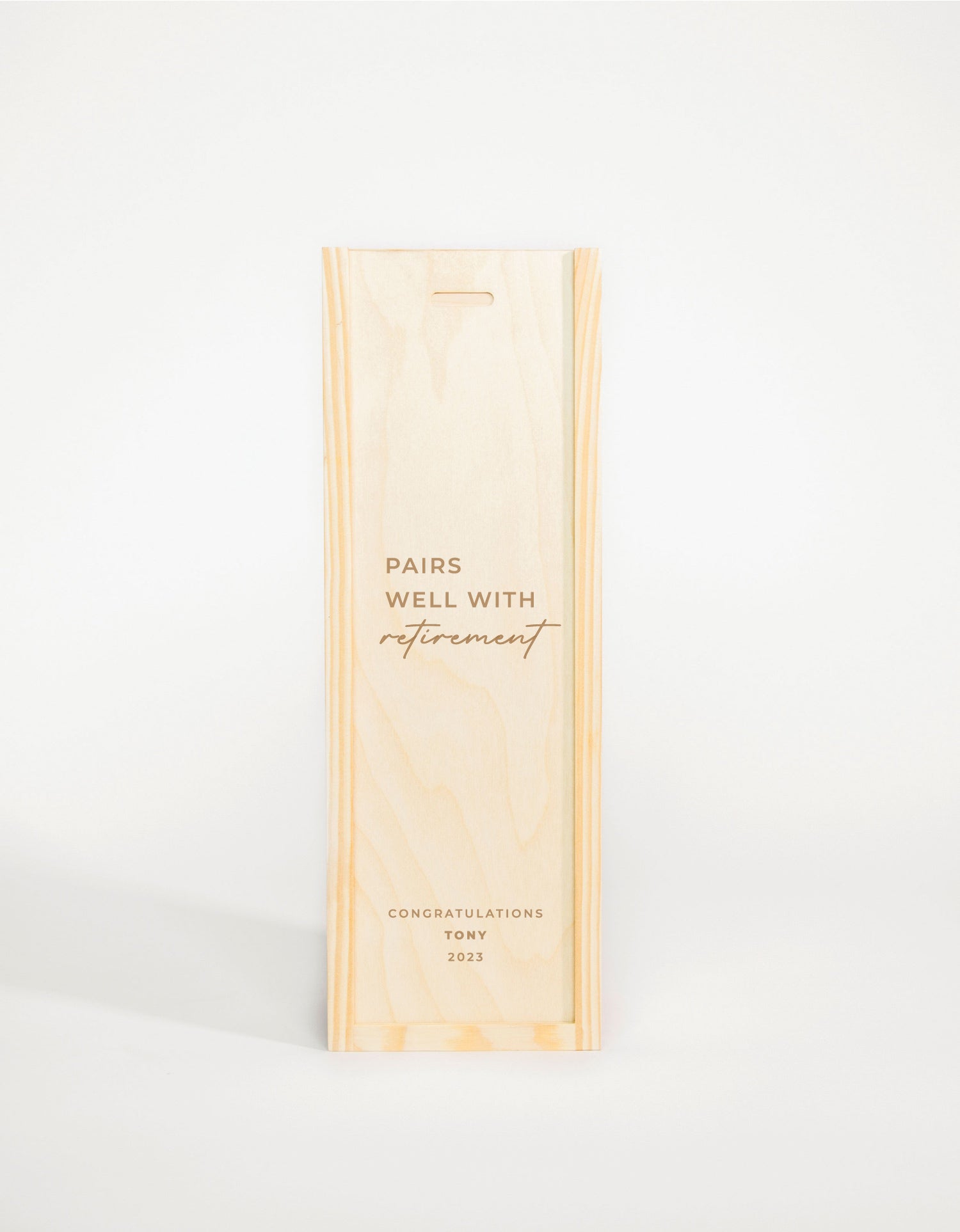 PAIRS WELL WITH RETIREMENT