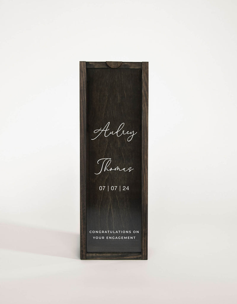 WEDDING COUPLE SCRIPT NAMES + DATE